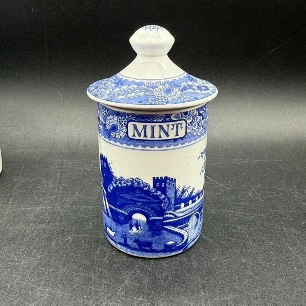 Spode Blue Room Collection MINT Castle 4.25